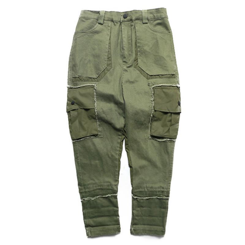 Men's Cotton Cargo Pants With Pockets