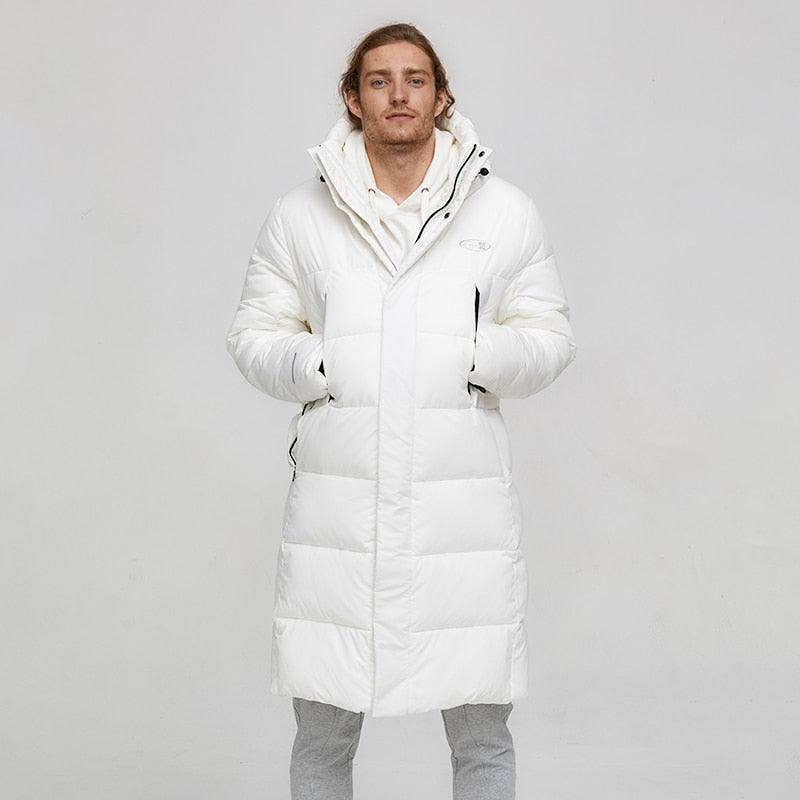 Men's Winter Casual Windproof Warm Hooded Parka