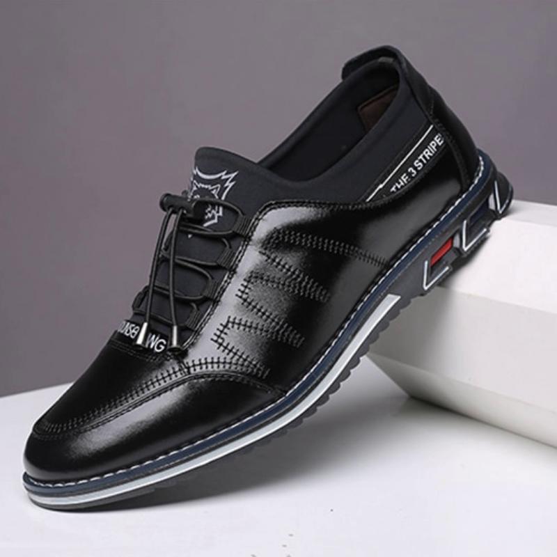 Men's Casual Genuine Leather Breathable Shoes | Plus Size