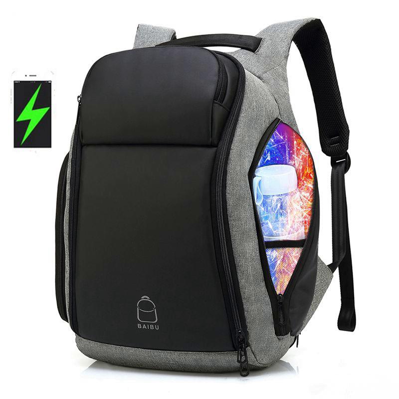 Men's Waterproof Travel Backpack For 17 Inch Laptop