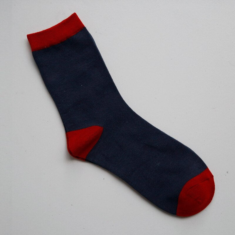 Women's/Men's Winter Casual Cotton Socks With Print
