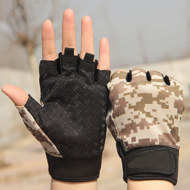Men's/Women's Fingerless Tactical Gloves