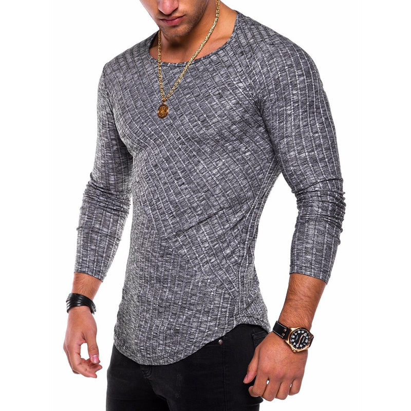 Men's Spring Casual O-Neck Knitted Sweater