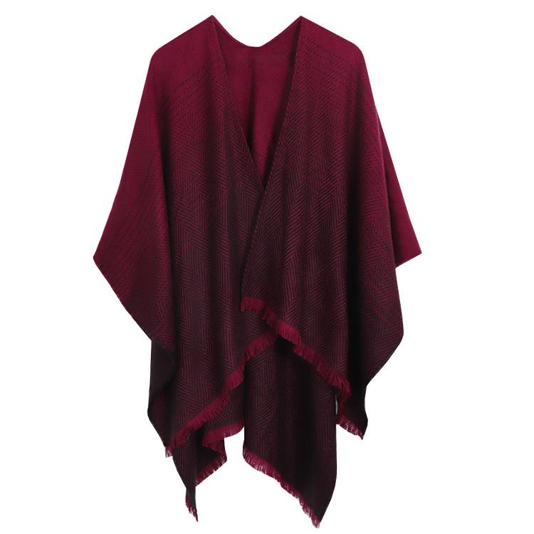 Women's Winter Knitted Poncho