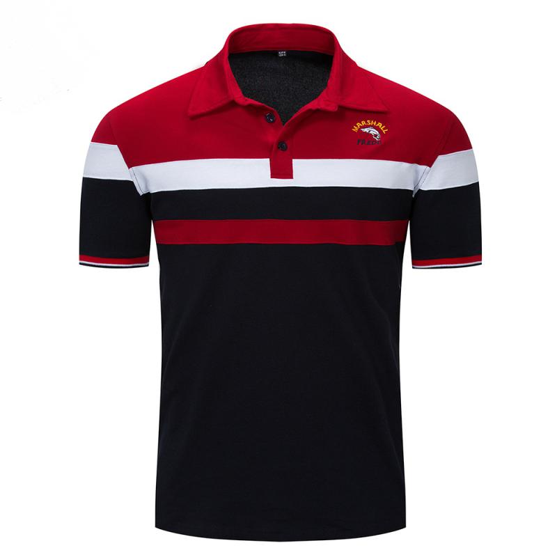 Men's Summer Casual Embroidered Polo