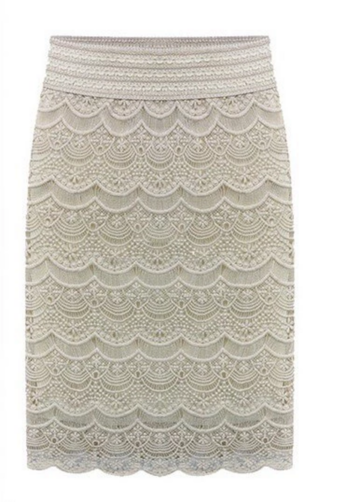 Women's Lace High-Waist Bodycon Skirt