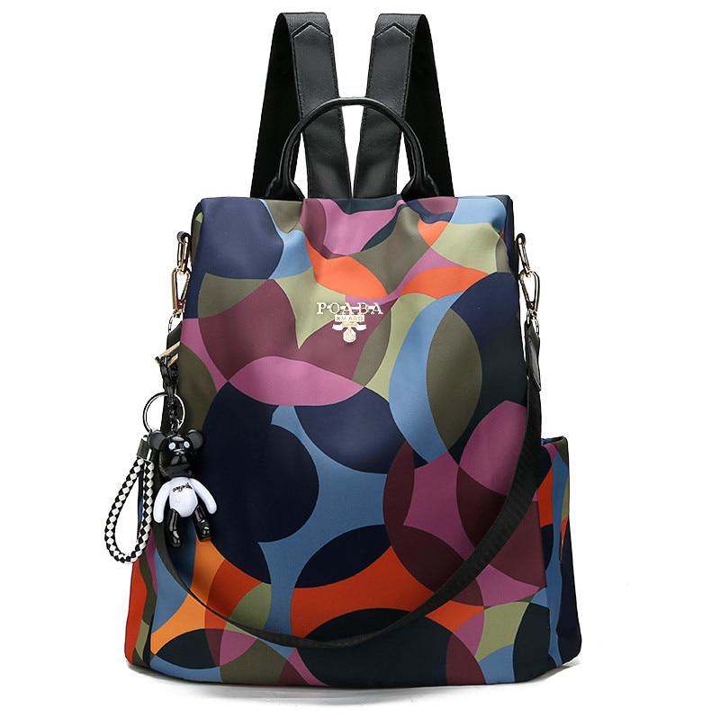 Women's Multifunction Backpack With Print