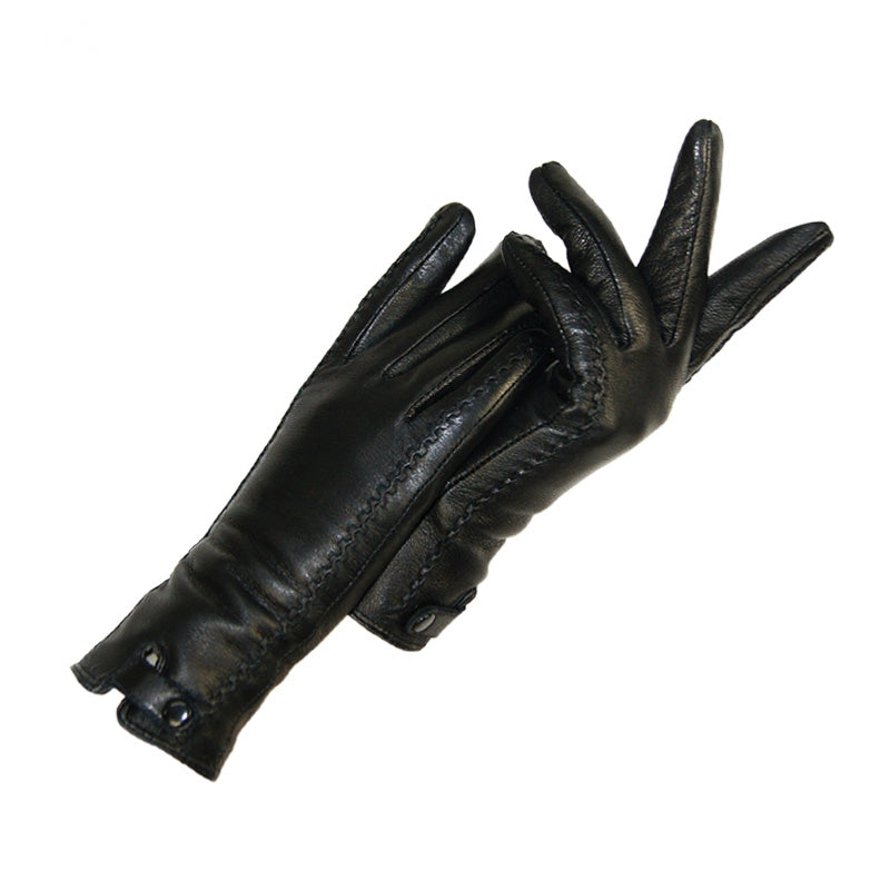 Women's Winter Genuine Leather Warm Gloves