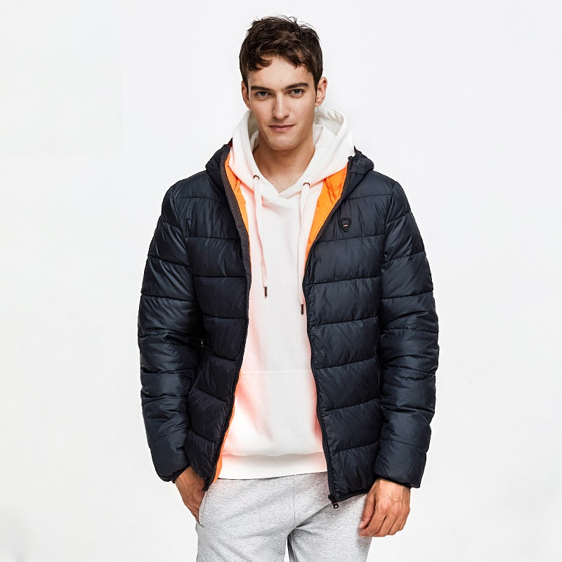 Men's Spring/Autumn Casual Hooded Padded Coat