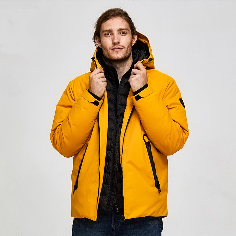 Men's Winter Waterproof Hooded Thick Coat