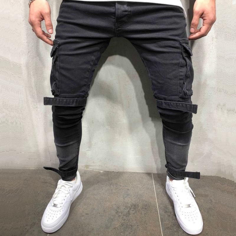 Men's Skinny Jeans With Big Pockets