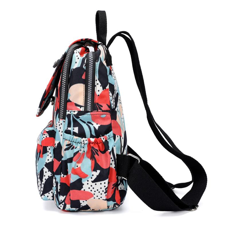 Women's Casual Waterproof Nylon Backpack