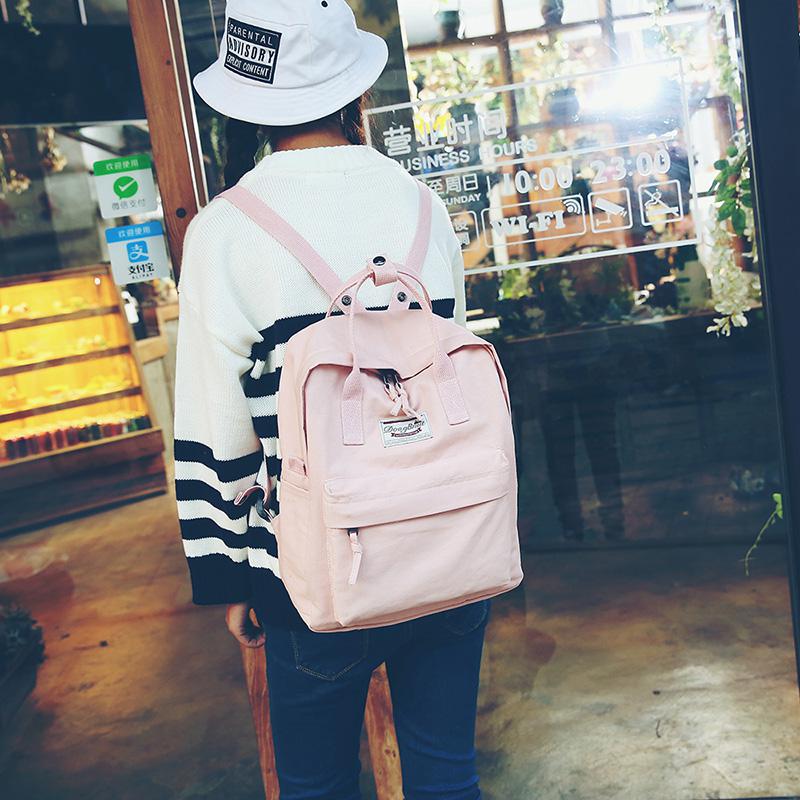 Women's Solid Colored Backpack