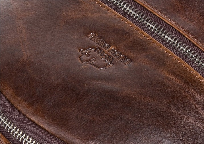 Men's Genuine Leather Sling Bag