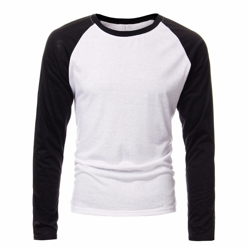 Men's Casual Long Sleeve O-Neck T-Shirt | Plus Size