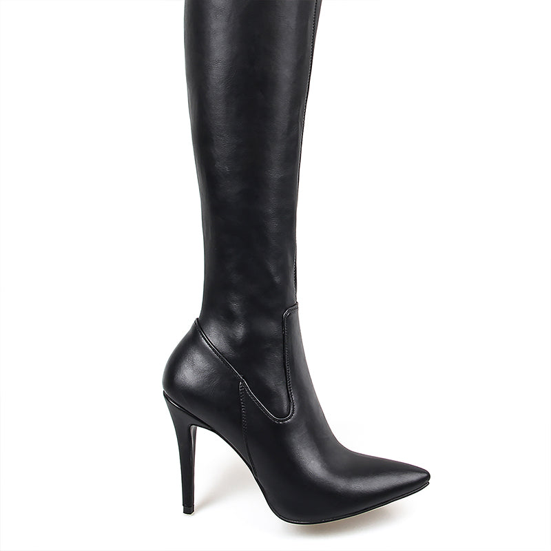 Women's High Boots With Pointed Toe