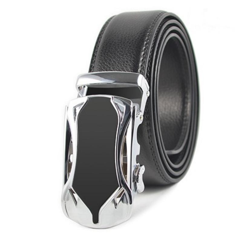 Men's Genuine Leather Belt With Metal Buckle