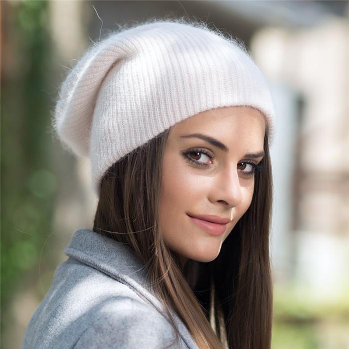 Women's Winter Rabbit Fur Hat
