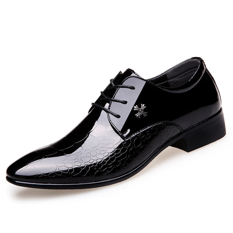 Men's Leather Pointed Oxfords