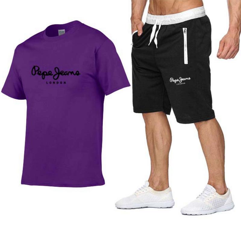 Men's Summer Two Pieces Set | T-Shirt And Shorts