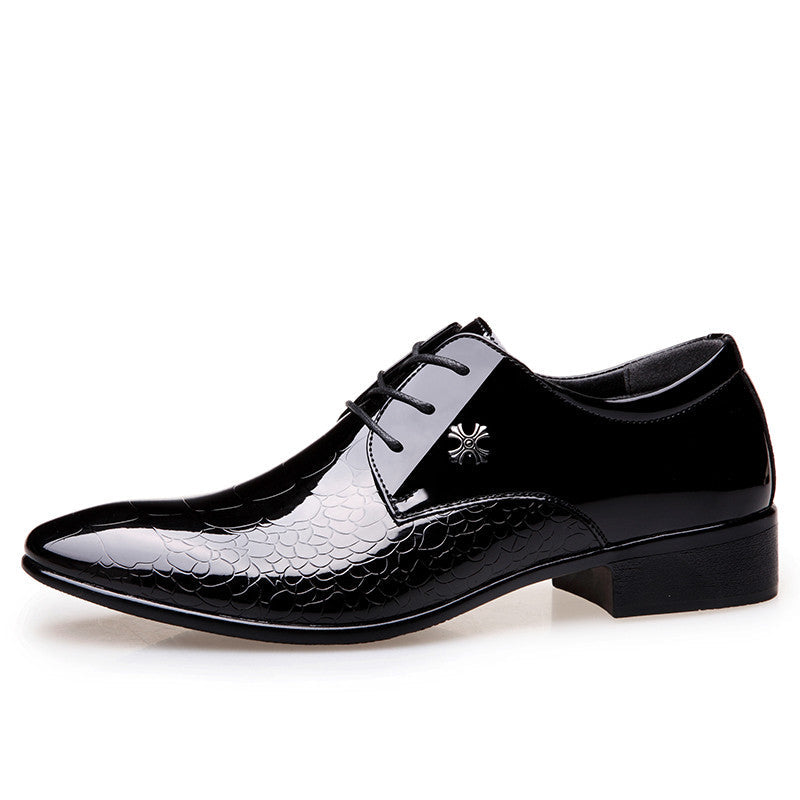 Men's Leather Pointed Oxfords