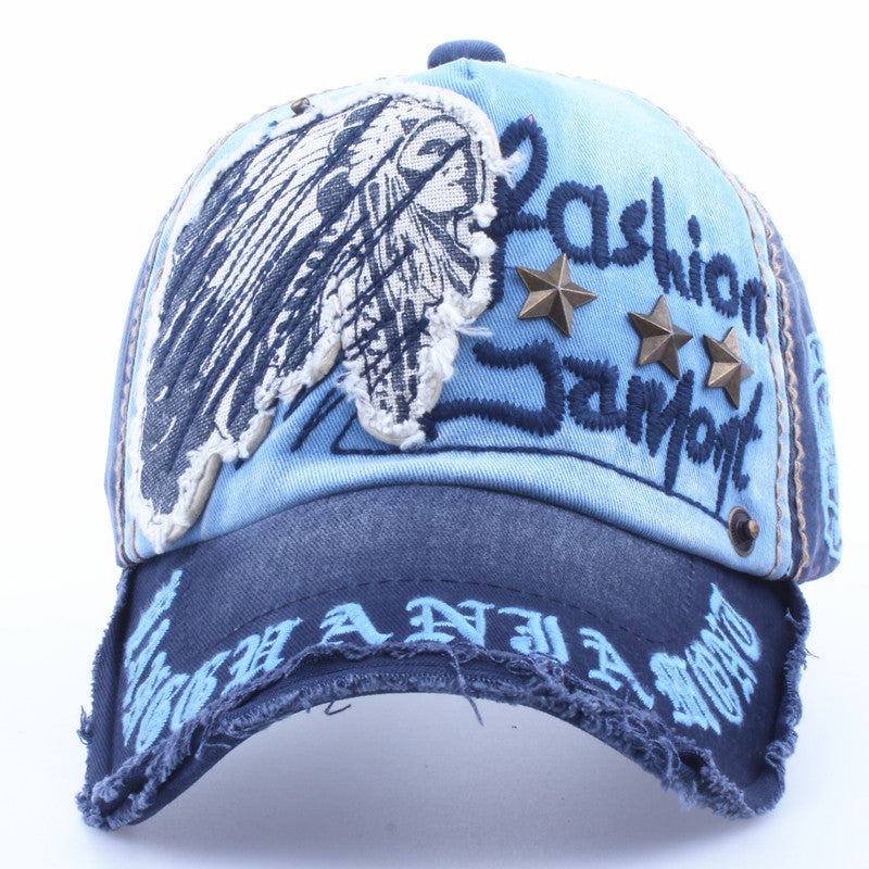 Men's/Women's Cotton Baseball Cap With Embroidery
