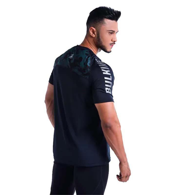 Men's Summer Breathable Compression T-Shirt With Camouflage Print