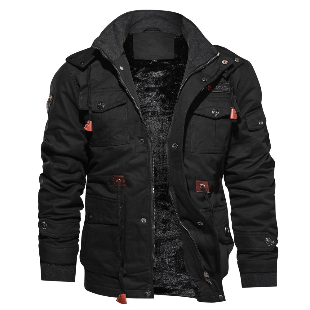 Men's Casual Jacket With Stand Collar | Plus Size