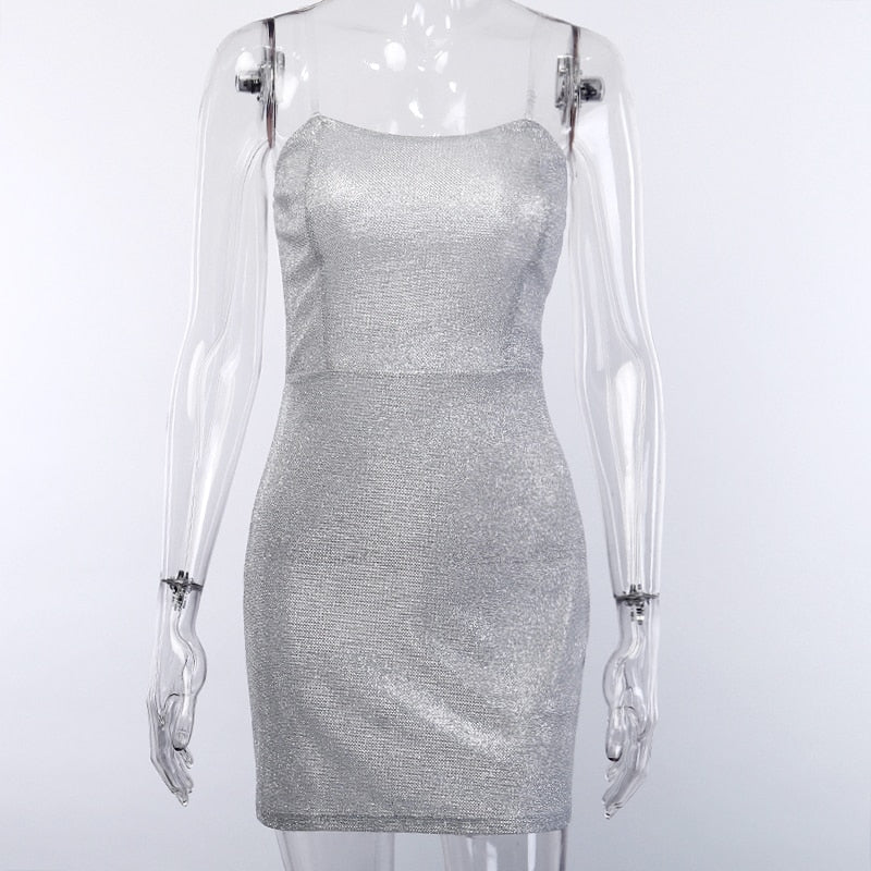 Women's Summer Sleeveless Skinny Mini Dress