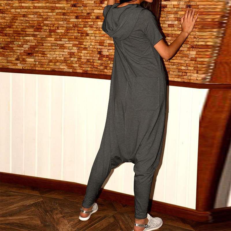 Women's Summer Casual Loose Jumpsuit With Pockets