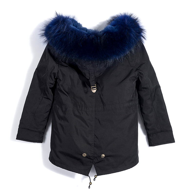 Women's Winter Casual Hooded Thick Parka With Raccoon Fur