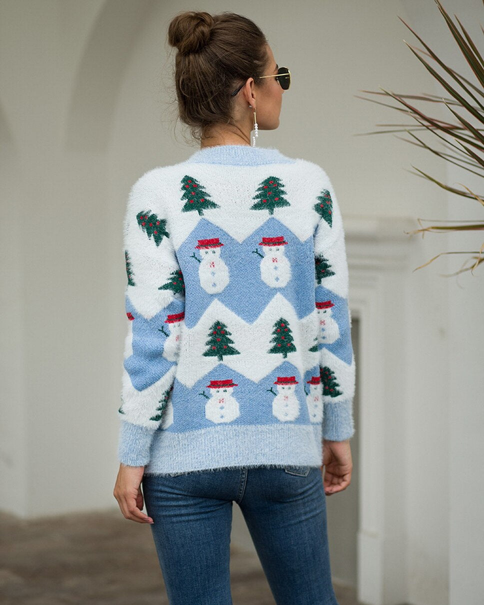 Women's Autumn/Winter O-Neck Knitted Sweater