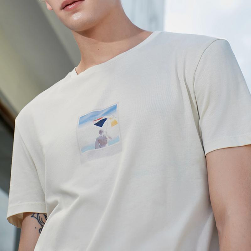 Men's Cotton T-Shirt With Print