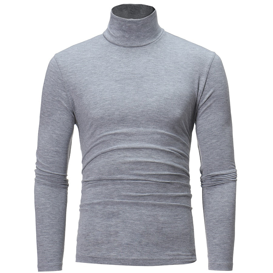 Men's Autumn/Winter Solid Knitted Pullover