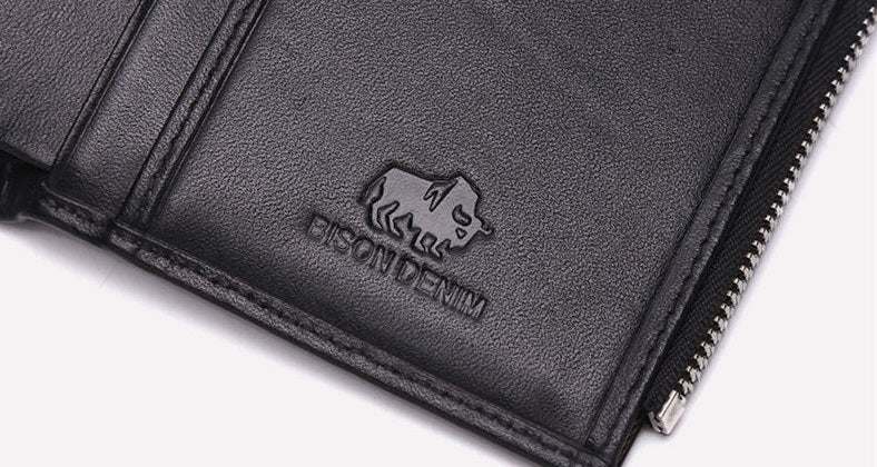 Men's Genuine Leather Slim Wallet