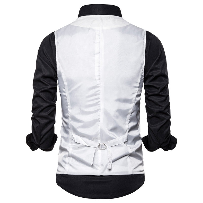 Men's Slim Fit Jacquard Vest
