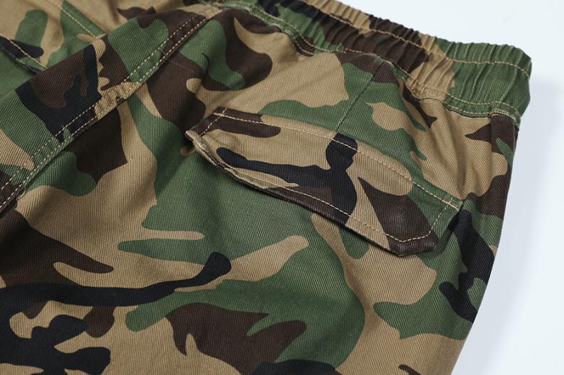 Men's Autumn/Winter Cargo Pants With Camouflage Print