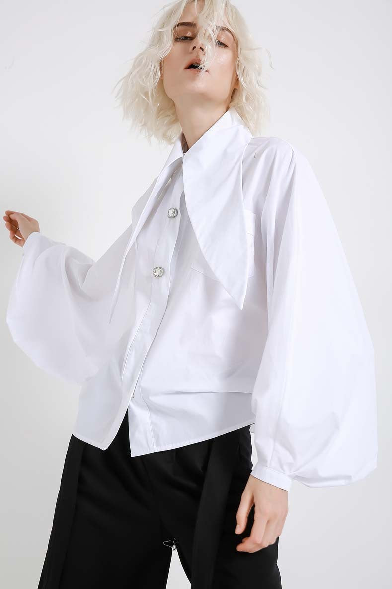 Women's Spring/Summer Casual Cotton Long-Sleeve Shirt
