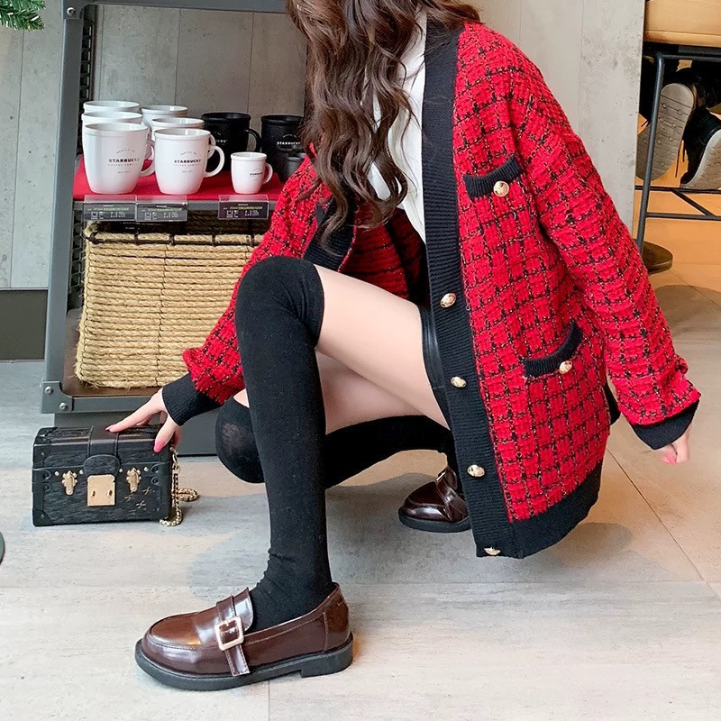 Women's Winter Casual Loose Knitted Long Cardigan