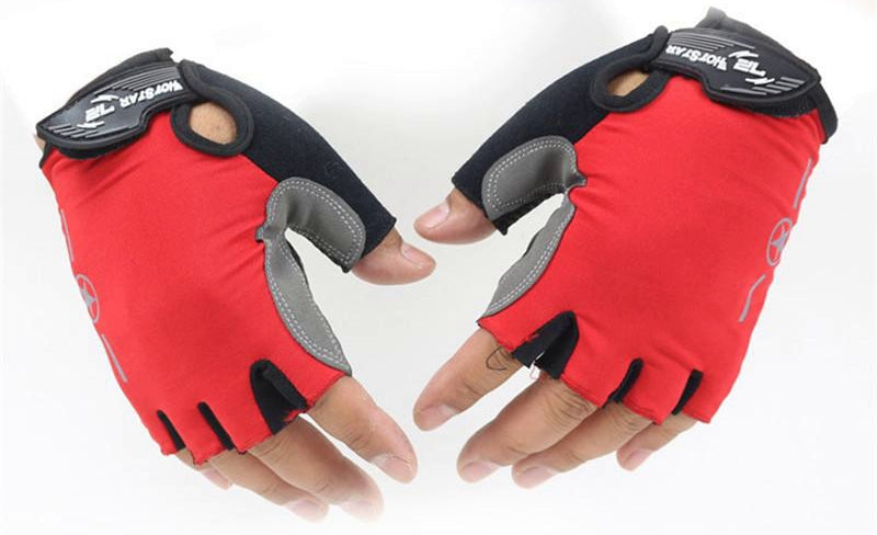 Men's/Women's Fingerless Gloves With Gel Padded Lycra