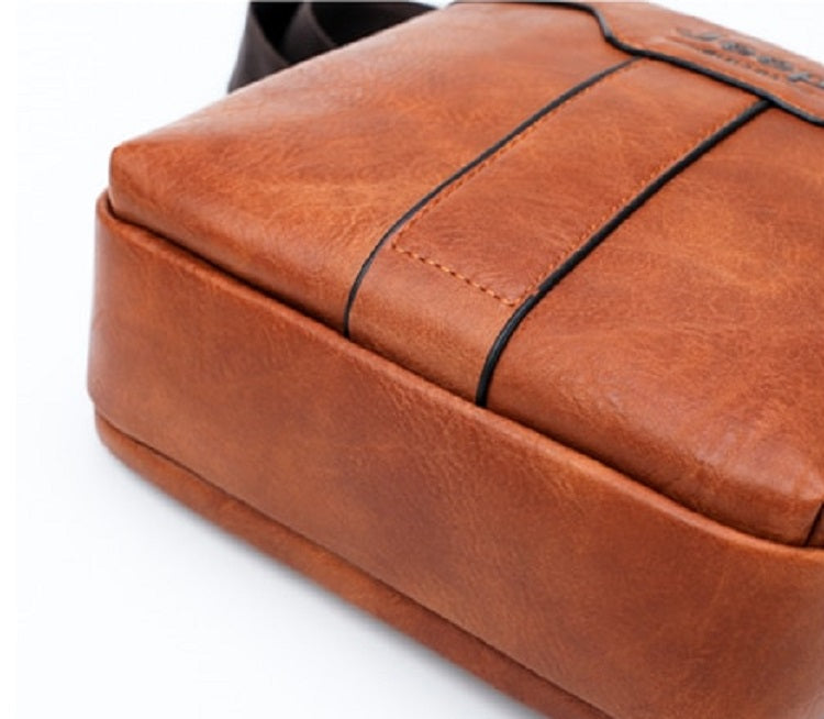 Men's Casual Leather Shoulder Bag