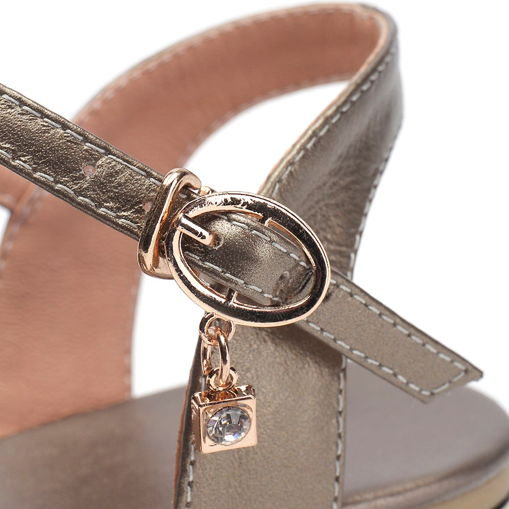 Women's Summer Genuine Leather Flat Sandals
