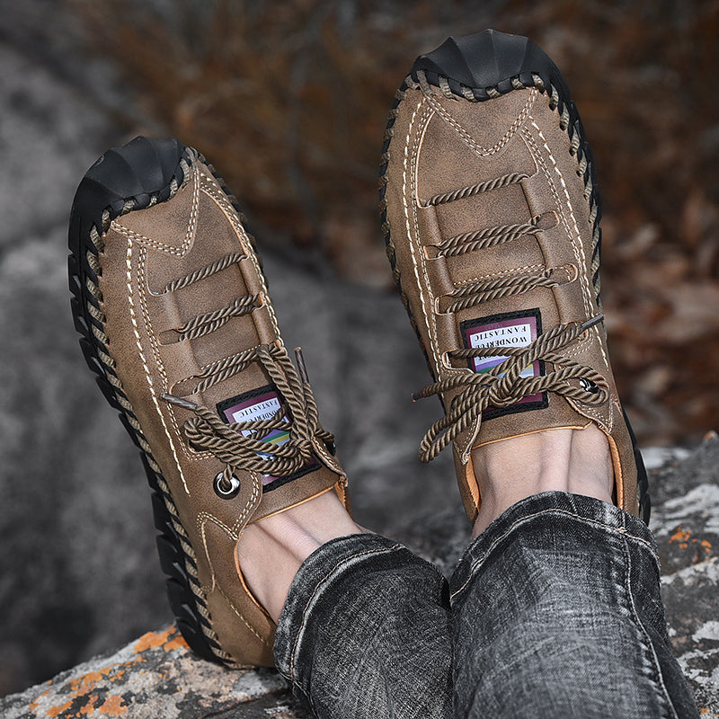 Men's Casual Breathable Leather Moccasins