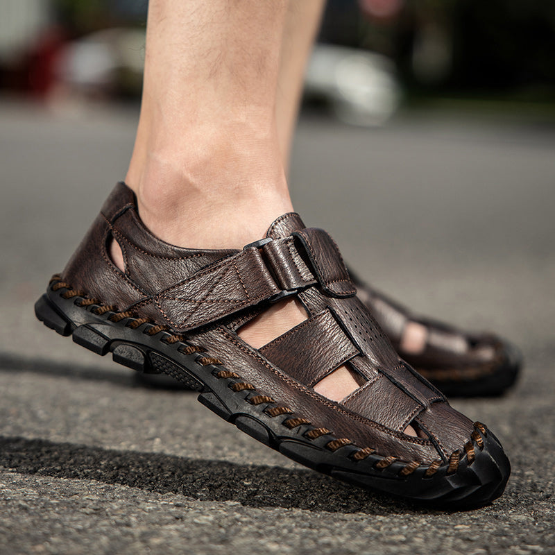 Men's Summer Casual Genuine Leather Sandals