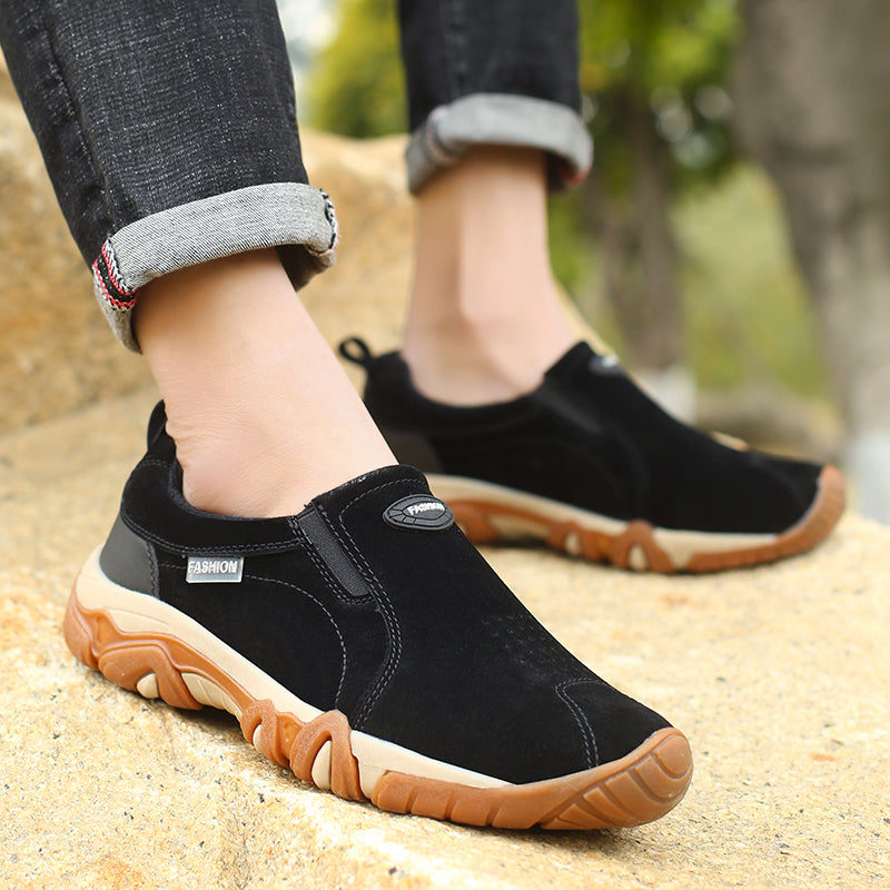 Men's Casual Breathable Leather Sneakers