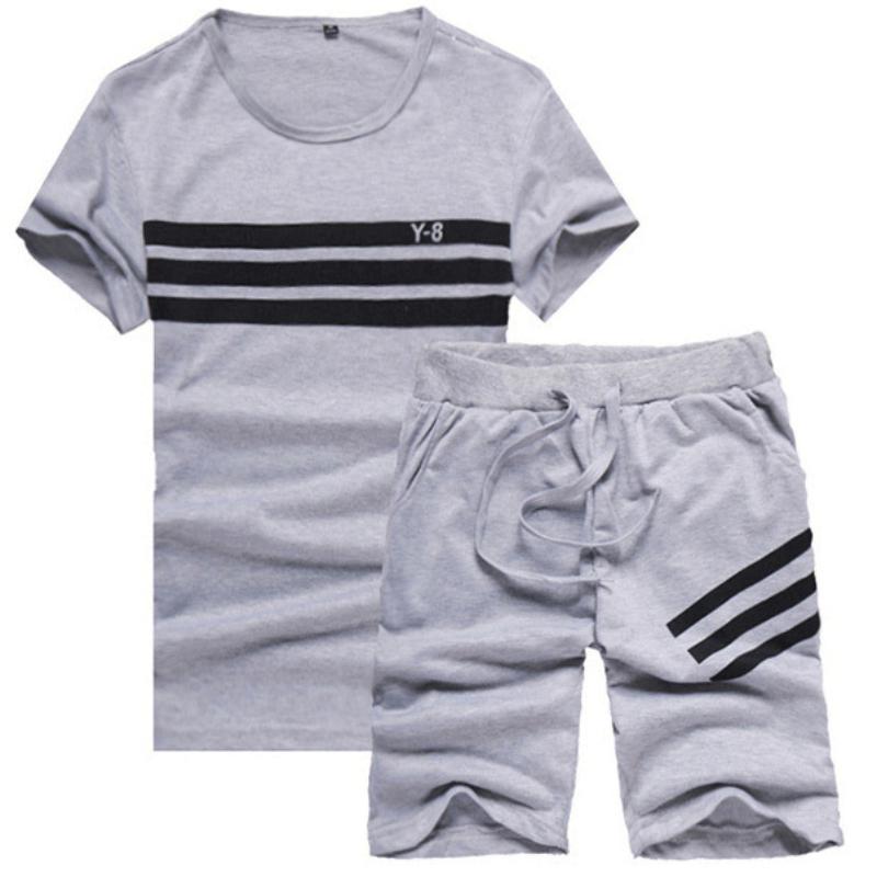 Men's Summer Casual Printed Tracksuit