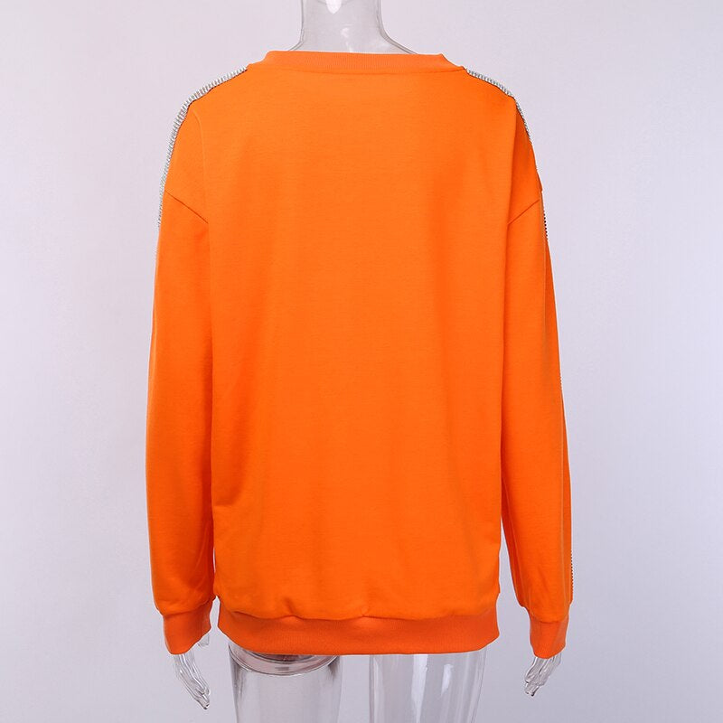 Women's Autumn/Winter O-Neck Cotton Loose Sweatshirt
