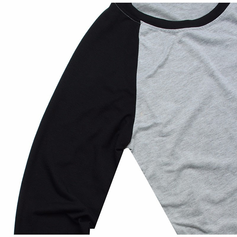 Men's Casual Long Sleeve O-Neck T-Shirt | Plus Size