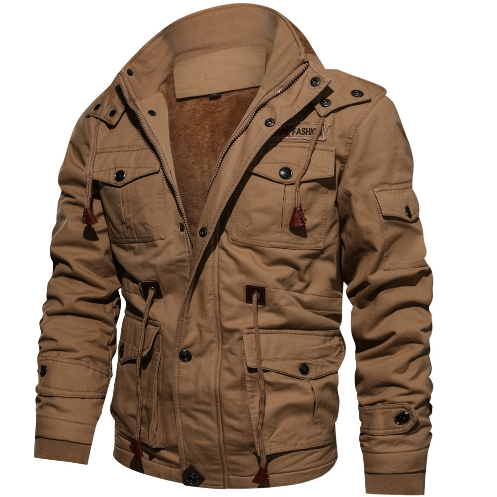 Men's Casual Jacket With Stand Collar | Plus Size