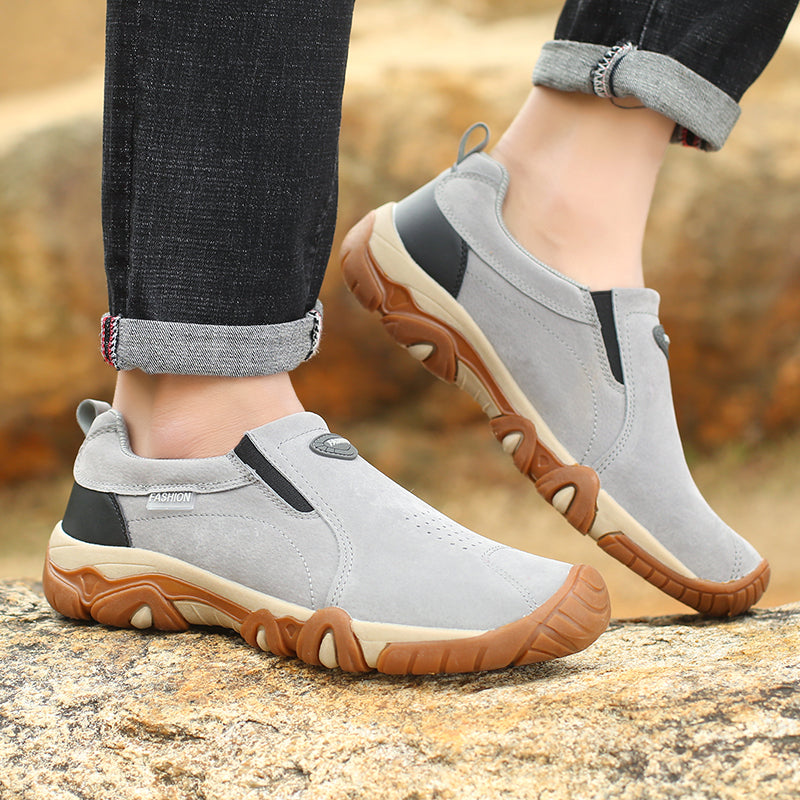 Men's Casual Breathable Leather Sneakers